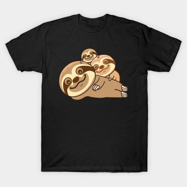 Lazy Sloths T-Shirt by Plushism